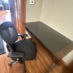Computer Desk With Chair