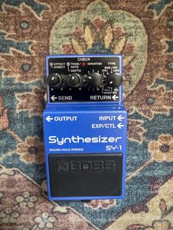 BOSS synthesizer pedal