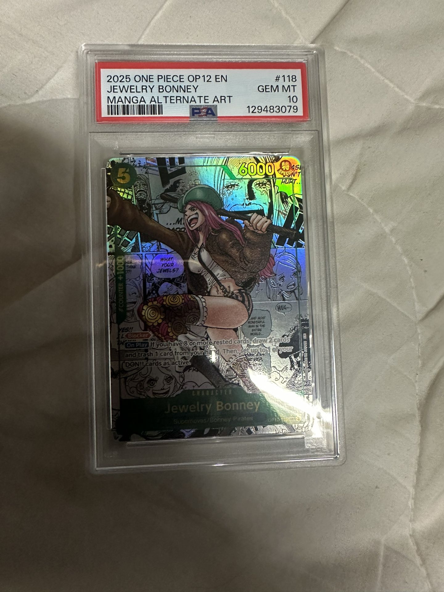 Bonney Manga Psa 10