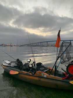 Oldtown BigWater PDL 132 fishing Kayak with accessories