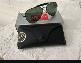 NEW Ray-Ban Outdoorsman Black Frame Black Lens Classic G-15 RB3030 58mm