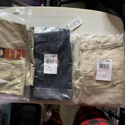 Uniform Short And Long Pants Sizes 5-12