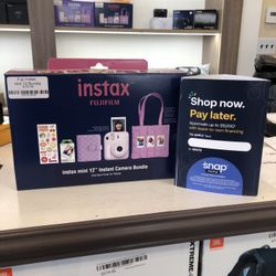 FujiFilm InstaX Mini 12 Instant Camera Bundle (Located In Downey, CA)