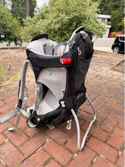 Osprey Poco AG Hiking Child Carrier Backpack - Black/Grey