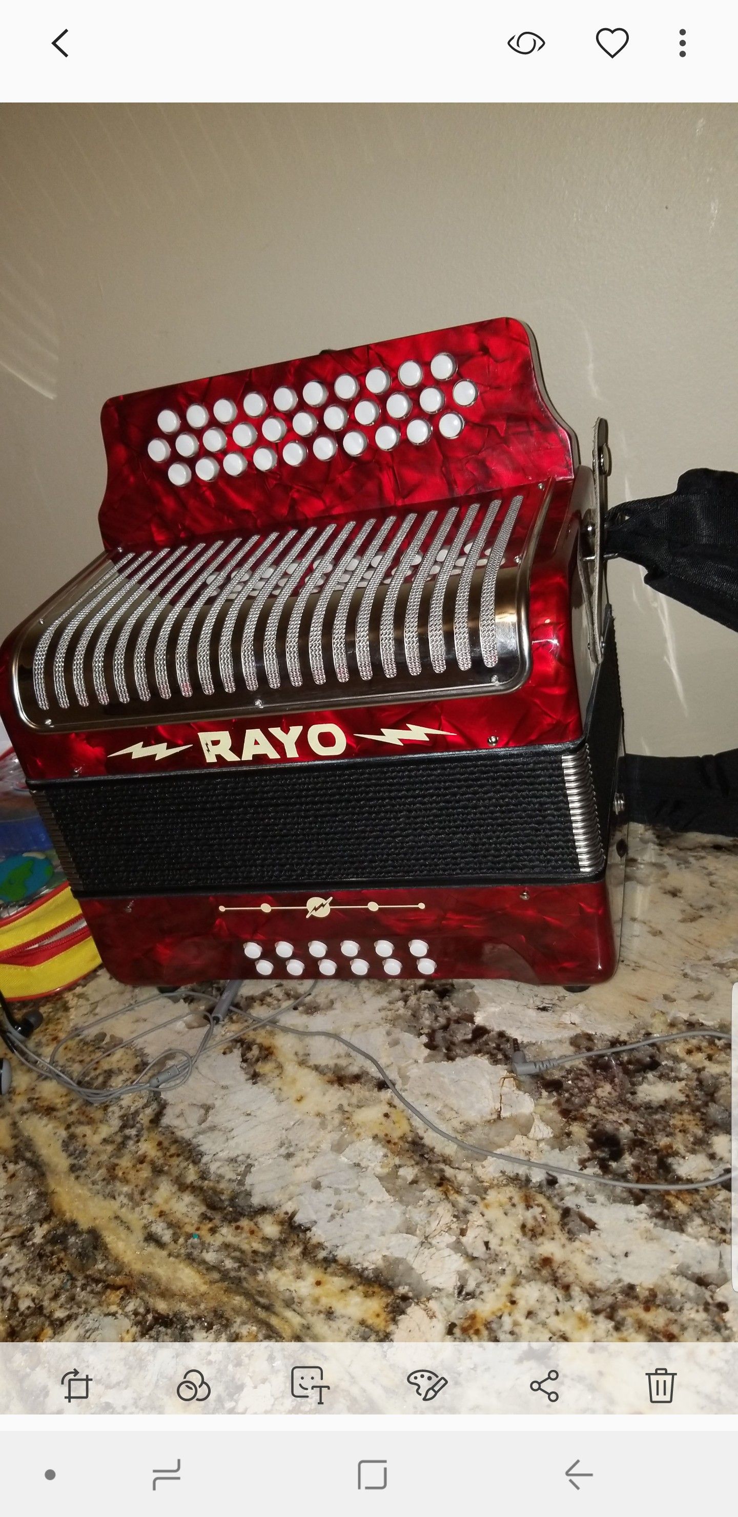 Hohner on sale rayo accordion