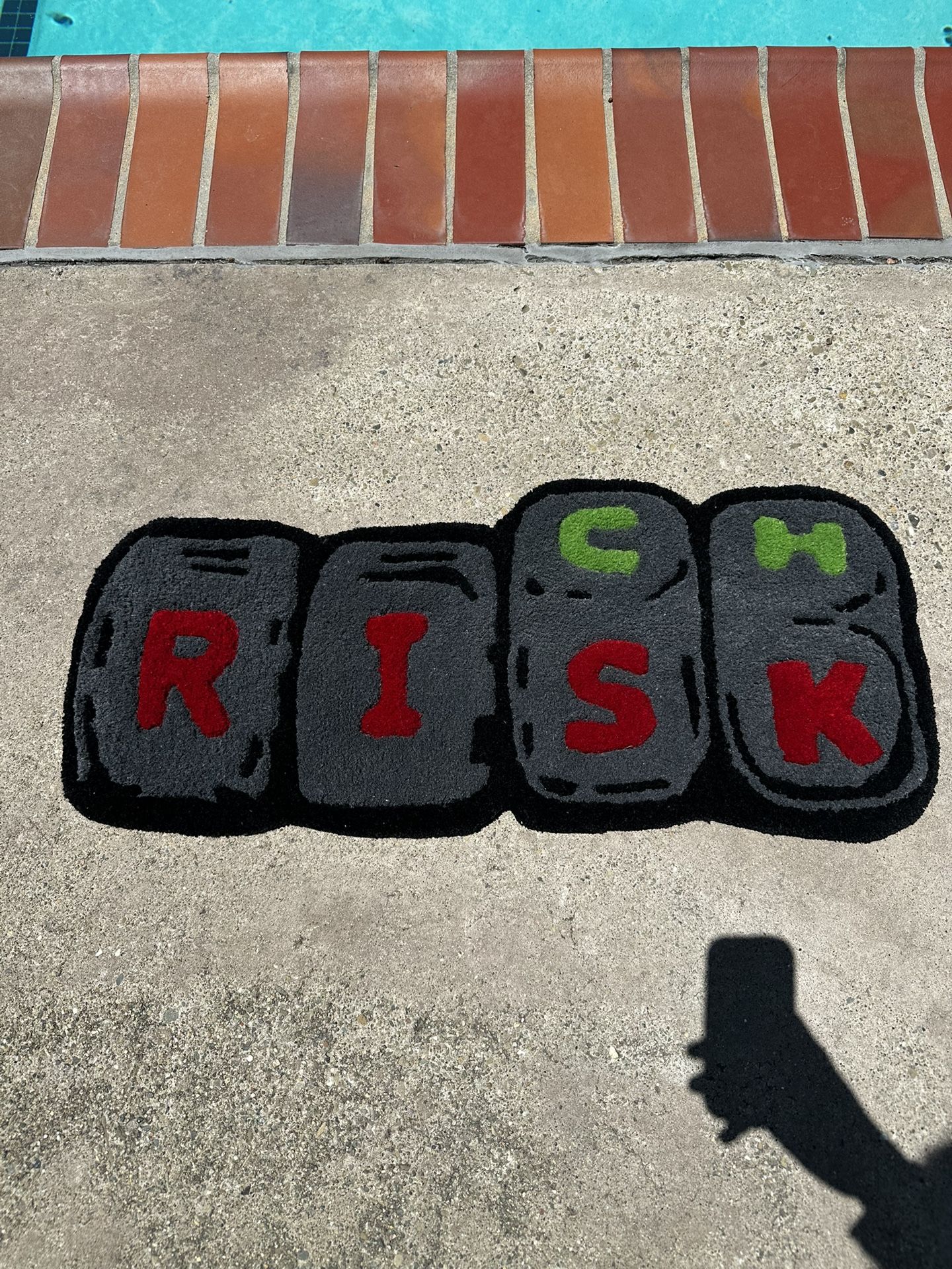 Tufted Risk/Rich Dice Rug