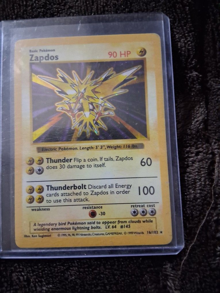 Shadowless Zapdos Fs/ft
