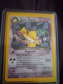 Dark Hypno Pokemon Cards 