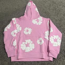 Pink medium Denim Tear Hoodie
