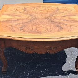 Vintage Real Wood Coffee Table .French Provincial Style
