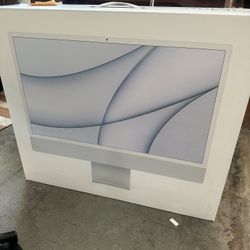 iMac Silver Apple Computer - 24" Screen - 8GB Memory / 256GB Storage - Mint!
