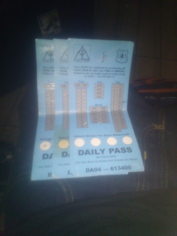 Three Tonto Daily Pass