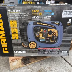 Firman 3200 w inverter / Generator New