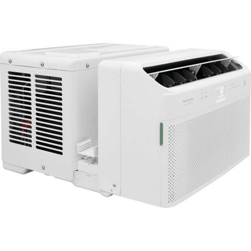 Midea AC 12,000 BTU U Shaped Window Air Conditioner 9X Quieter w/ Inverter technology, Unique Open Window Installation Over 35% Energy Savings, Works