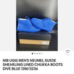 Ugg Men’s Neumel Suede Size 13 And Size 11 