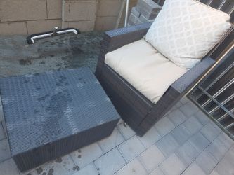 Patio Furniture 2 chairs and small table make offer