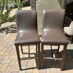 Two Bar Stools 