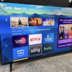 ONN 65" ClASS ULTRA HD 4K ROKU SMART  TV