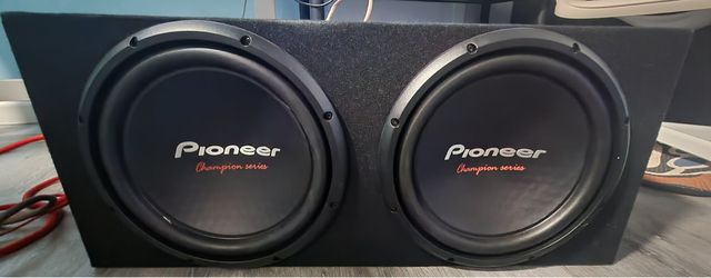 Complete Car Audio Setup: Dual 12” Pioneer Subs + 2500W SSL Amp + Wires