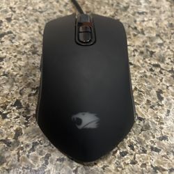Black Mouse With Side Buttons