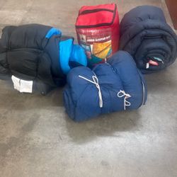 4 Sleeping Bags 