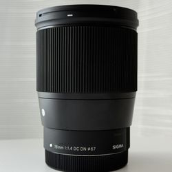 Sigma EF-M 16mm F1.4 Lens 
