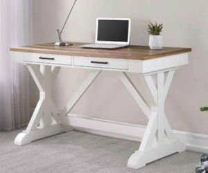 White farm house desk