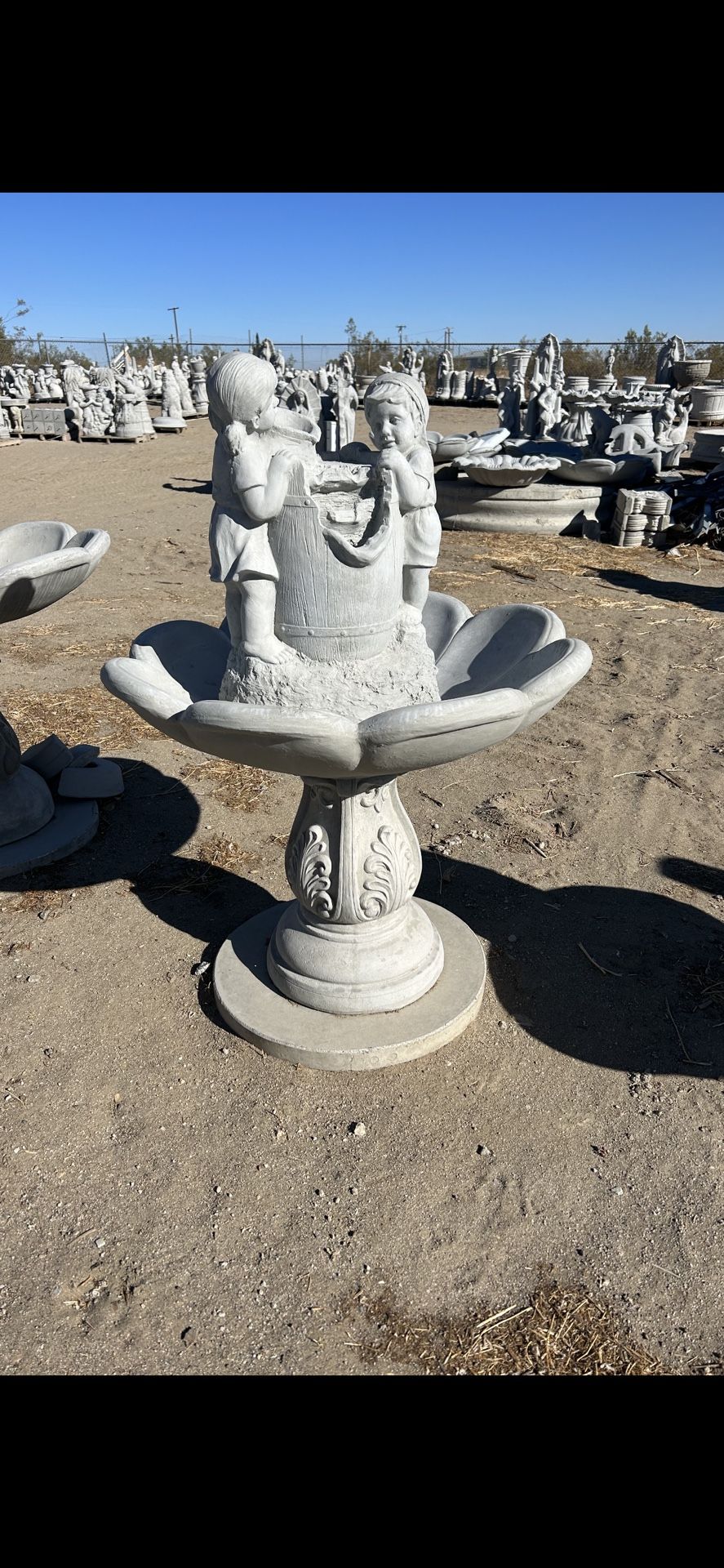 New Fountain Made Out Of Cement