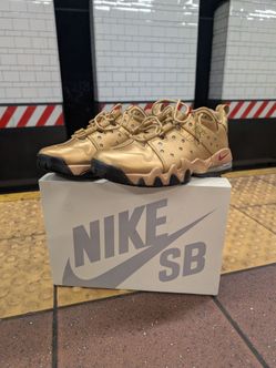 IM4283 700 Nike SB Air Max 2 CB '94 Low Supreme Metallic Gold | Mens 9
