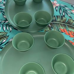 Green Plate Set 