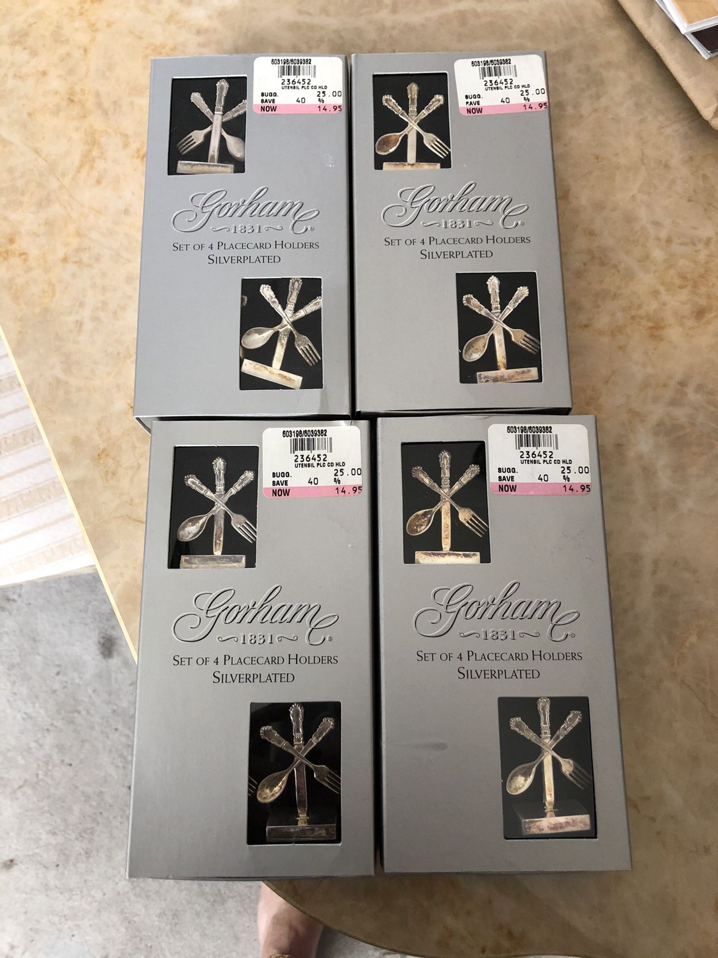 Place card holders set of 16