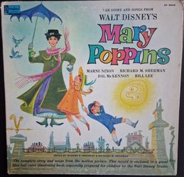 "Story & Songs /Walt Disney's Mary Poppins" 1964 Disneyland Rcds ST-3922~EX/VG+