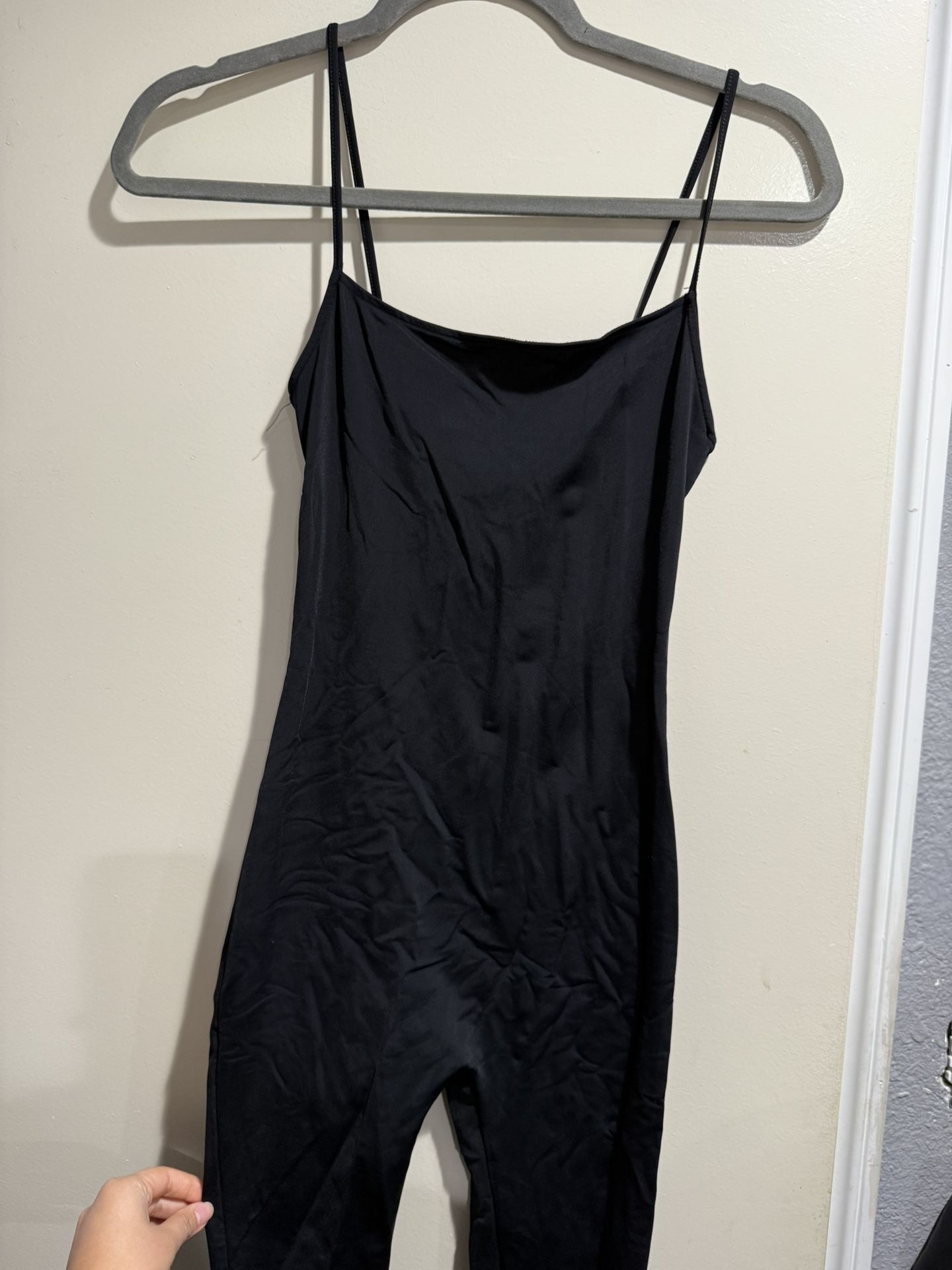 ZARA BLACK LONG JUMPSUIT