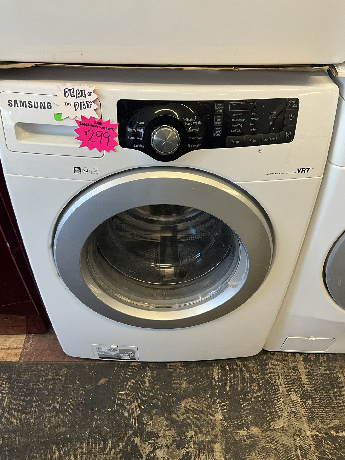 USED SAMSUNG WASHER: DEAL OF THE DAY!