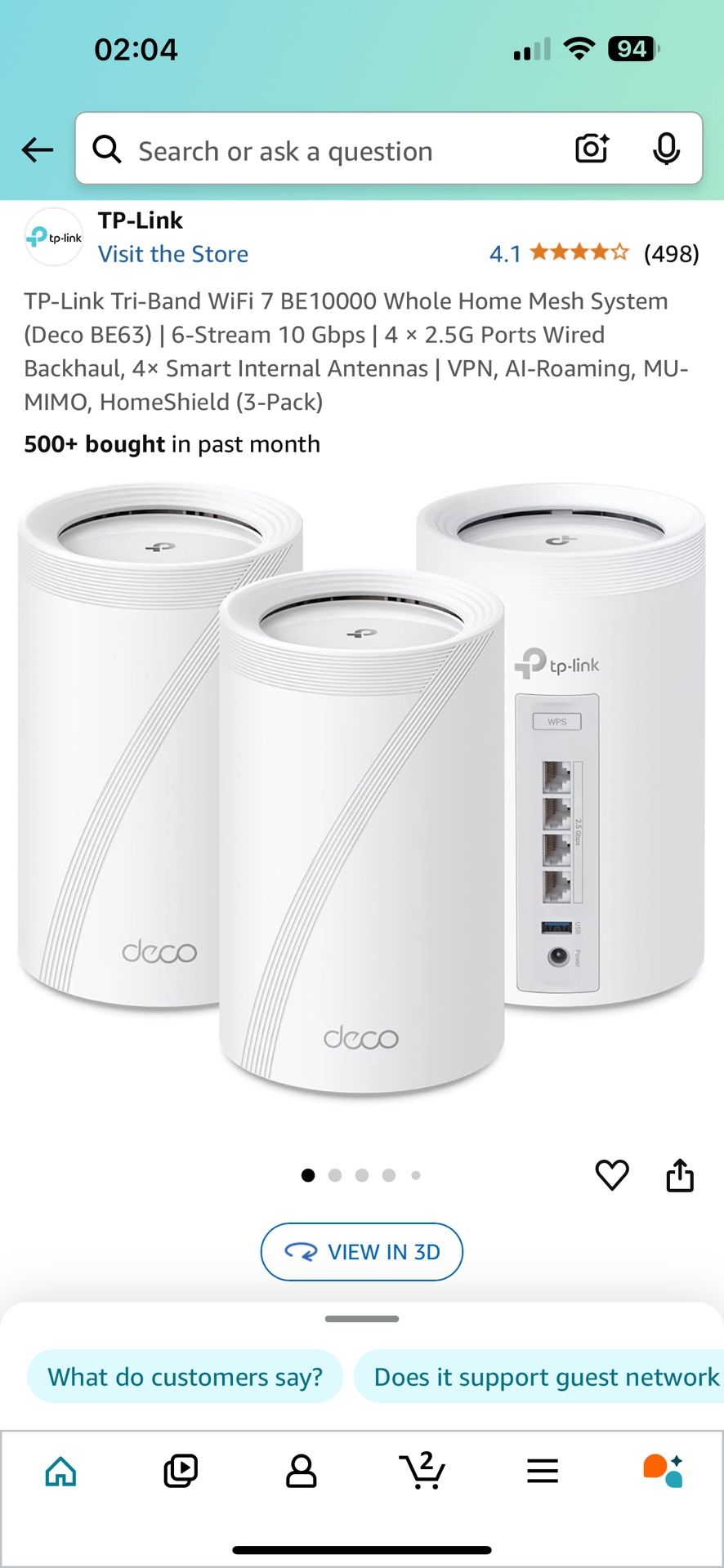 TP-Link Tri-Band WiFi 7 BE 10000 Whole Home Mesh System
