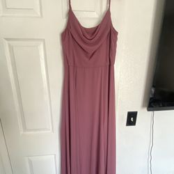 Pink Long Dress 
