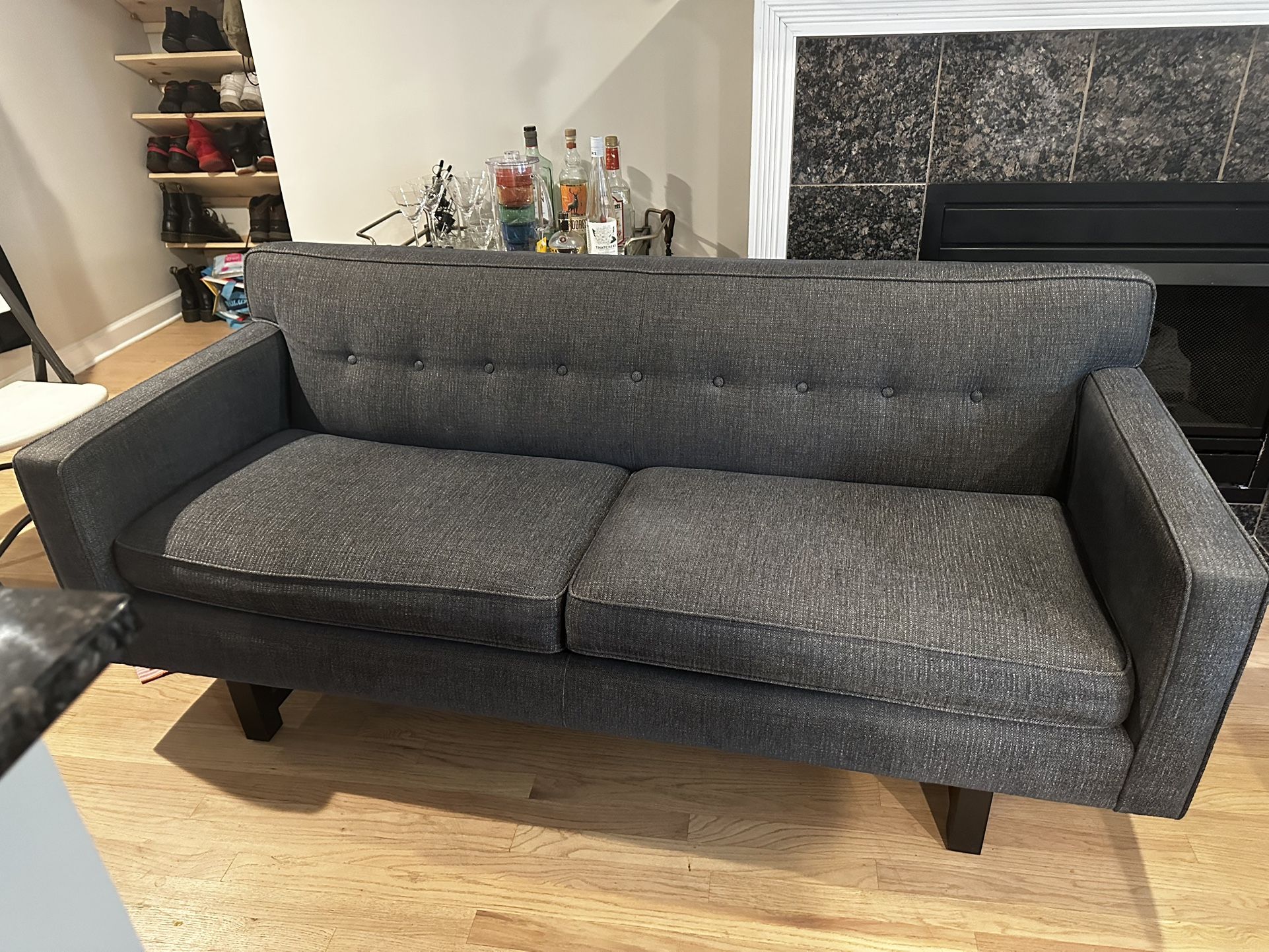 Basic grey couch Sofa