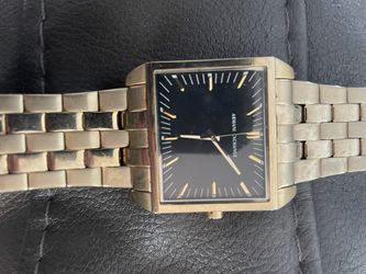 Armani Exchange Watch with Square Face and stainless steel band