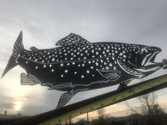 Trout silhouette steel 1/8”