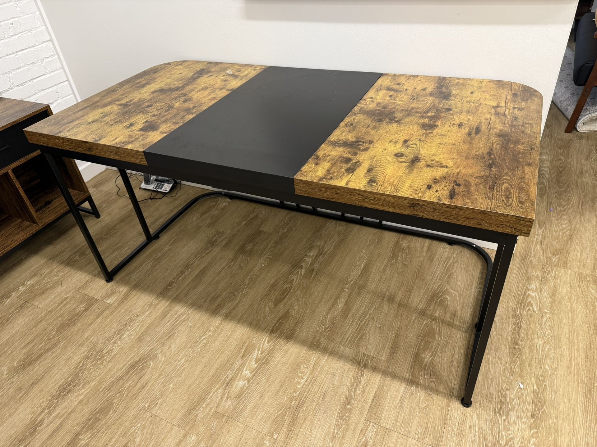 Executive Desk - Rustic Brown
