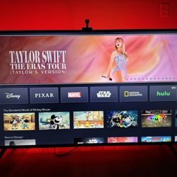 65 Inch TCL Roku TV With LED Lights