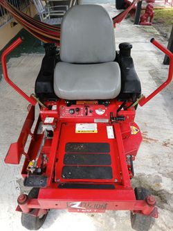Seated lawnmower