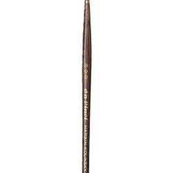 Watercolor Series 36Y Paint Brush, Round Harbin Kolinsky Red Sable with Anthracite Hexagonal Handle, Size 3/0


