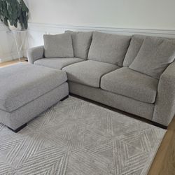 Room Board Metro Sofa And Ottoman 