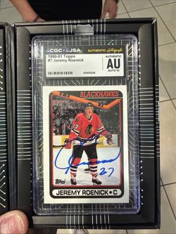 Jeremy Roenick signed card