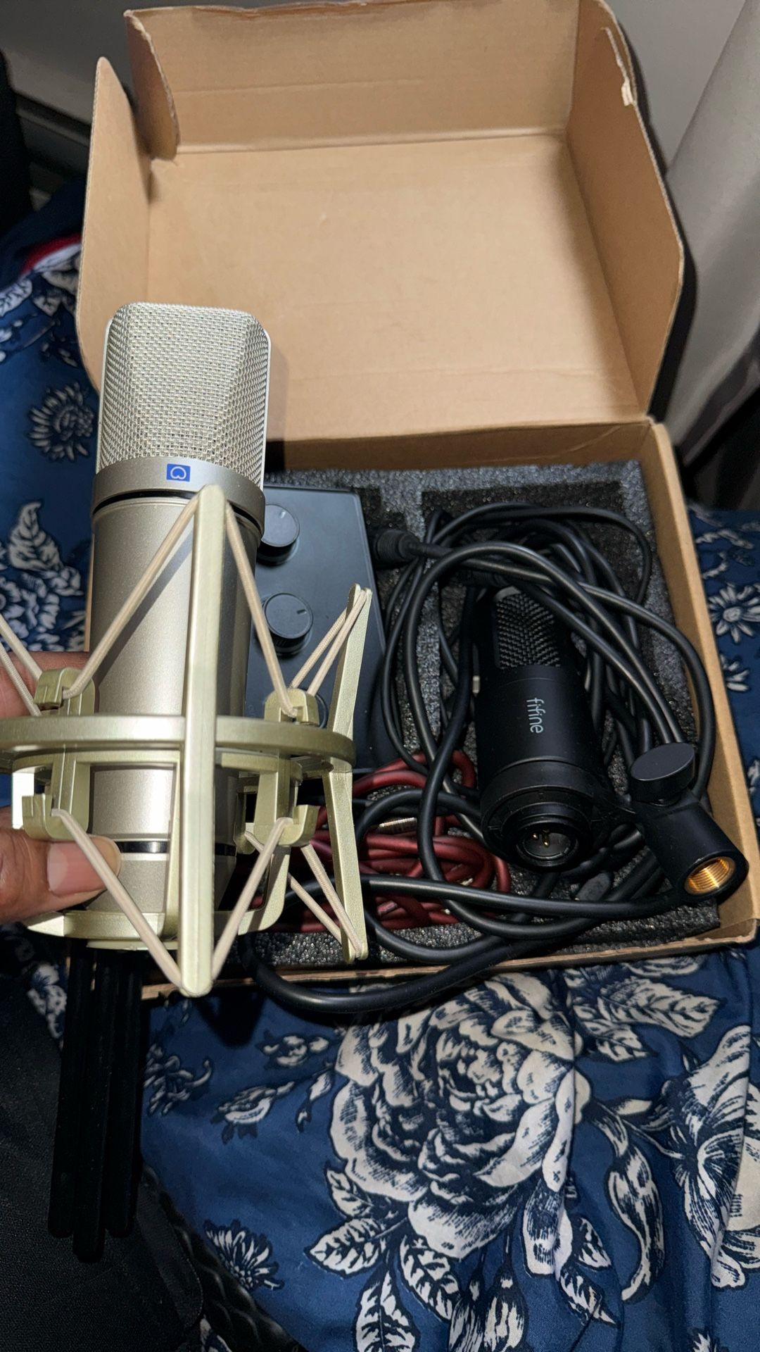 Two Microphones And Audio Interface 