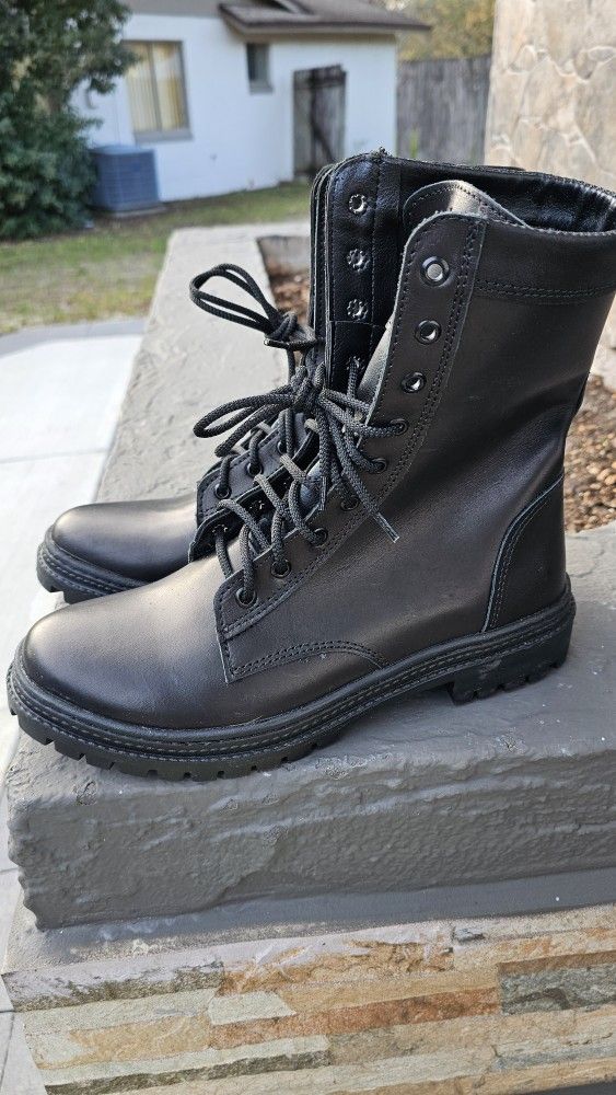 Ukrainian leather boots for Men Size 9