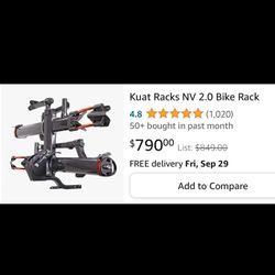 Kuat Bike Rack With Bike Stand