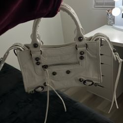 White Purse Worn Once