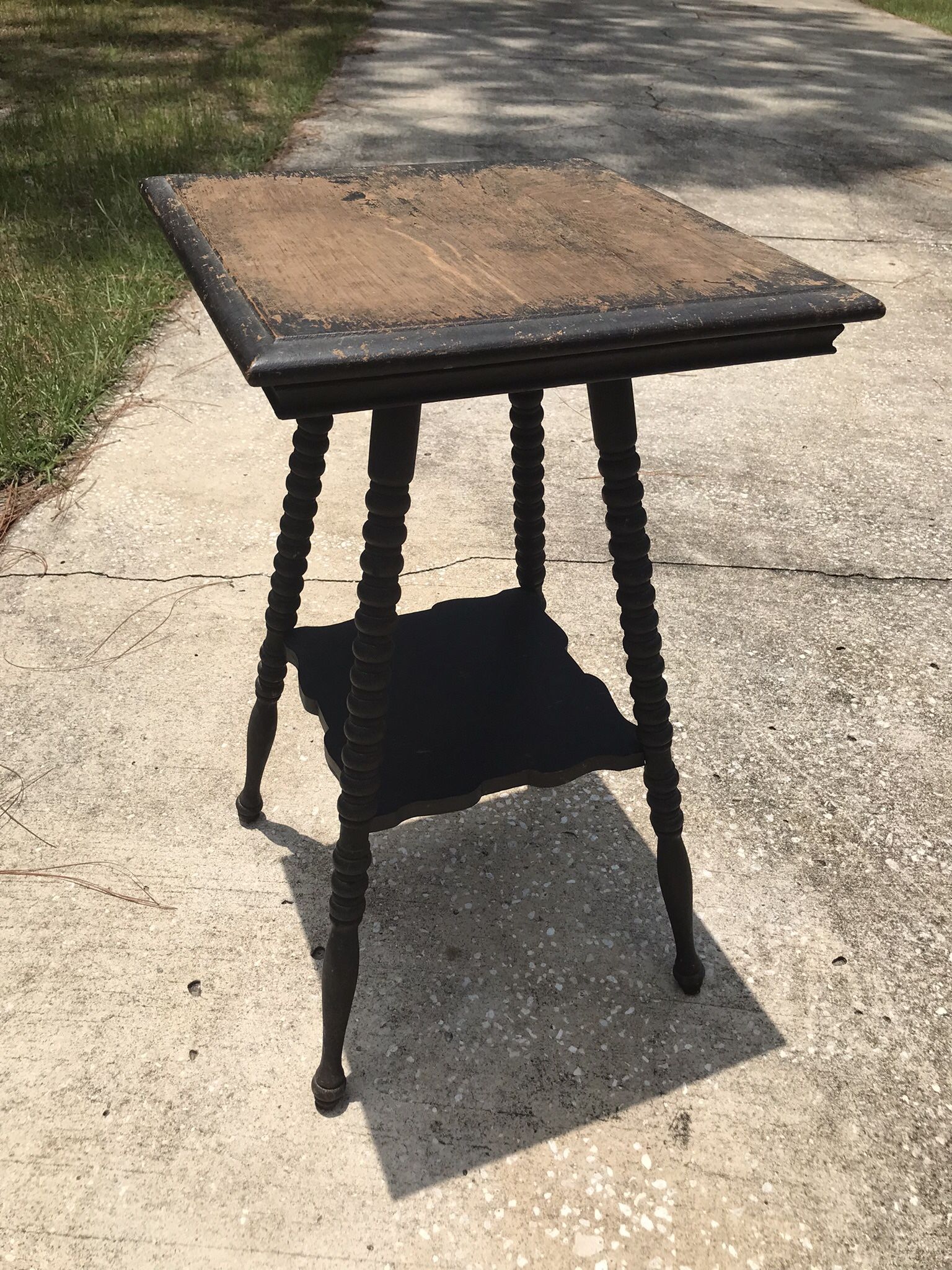 Antique 1912 Table & Ceiling Tile Titanic Era!!
